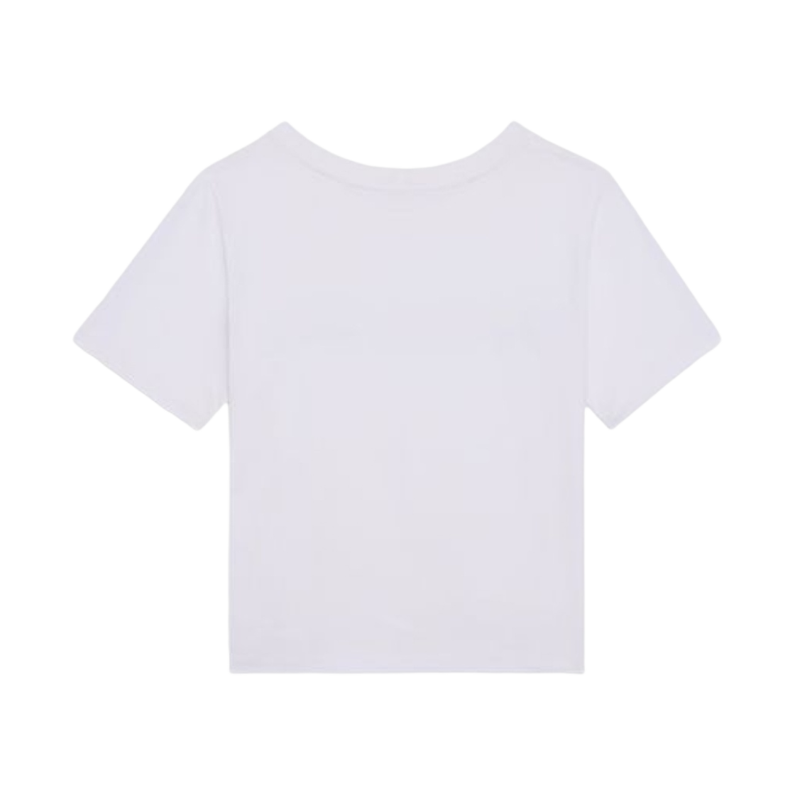 (W) 셀린느 코튼 저지 라 뽀 뉘 티셔츠 에크루 블랙((W) Celine La Peau Nue T-Shirt in Cotton Jersey Ecru Black) - 2