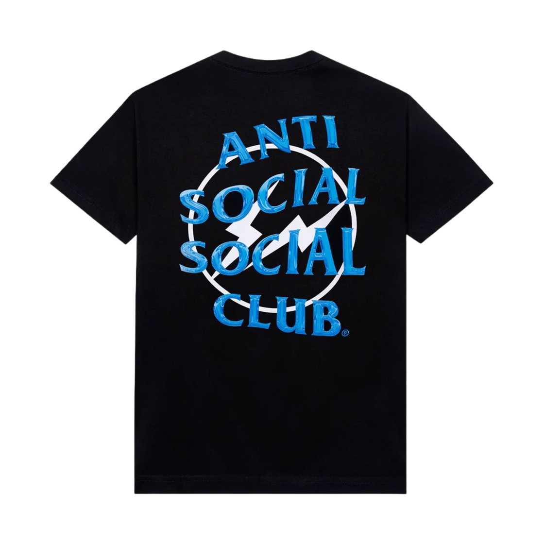 안티 소셜 소셜 클럽 x 프라그먼트 프레셔스 페탈 티셔츠 블랙 블루(Anti Social Social Club x Fragment Precious Petals T-Shirt Black Blue)