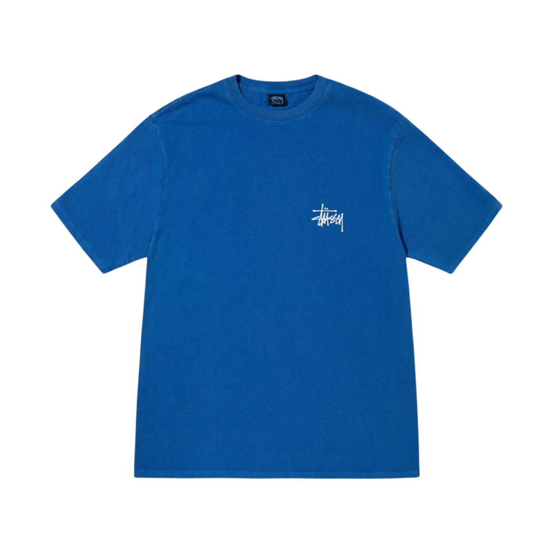 스투시 솔로 S 피그먼트 다이드 티셔츠 블루(Stussy Solo S Pigment Dyed T-Shirt Blue) - 1