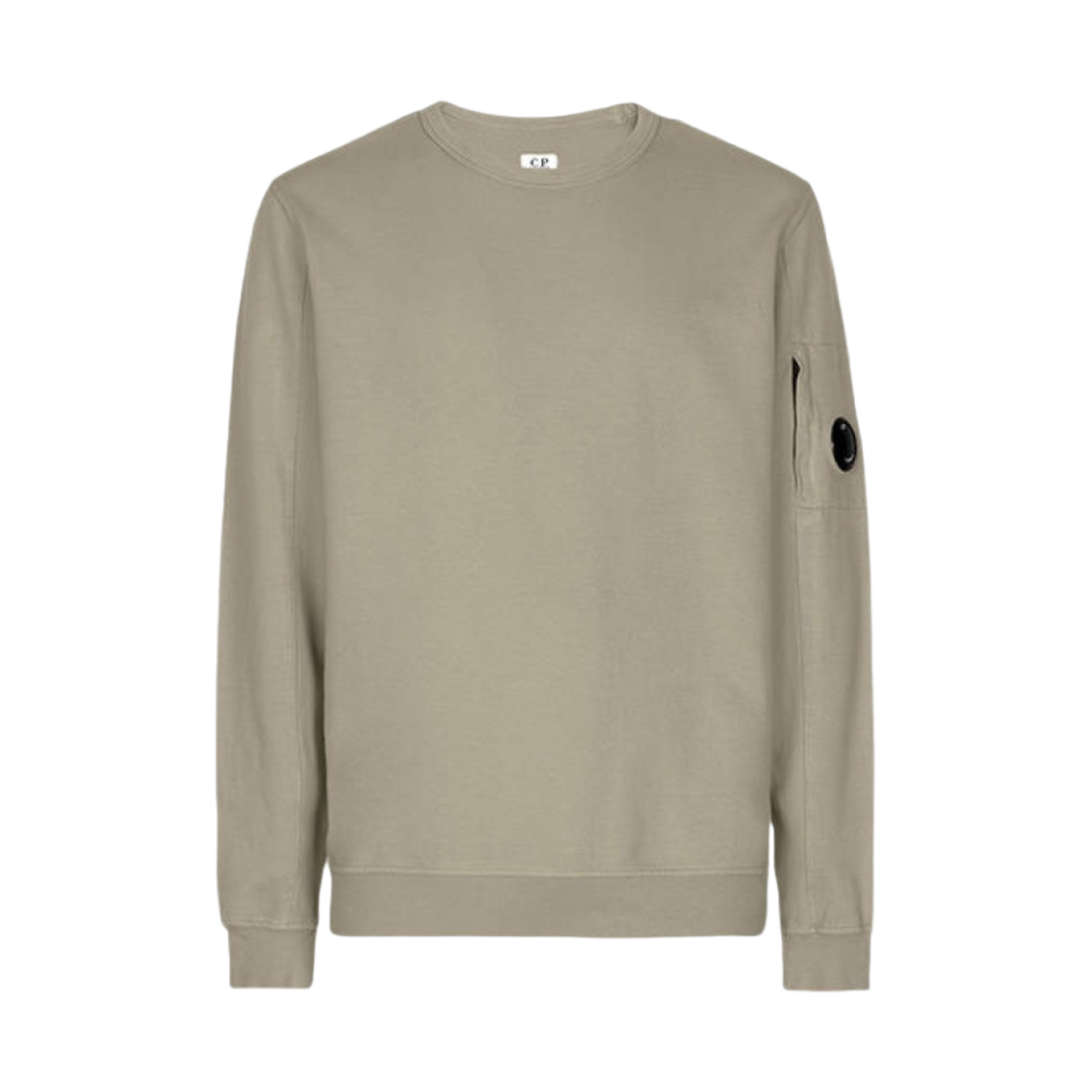 C.P. 컴퍼니 라이트 플리스 크루넥 스웨트셔츠 세네카 락 베이지 - 22SS