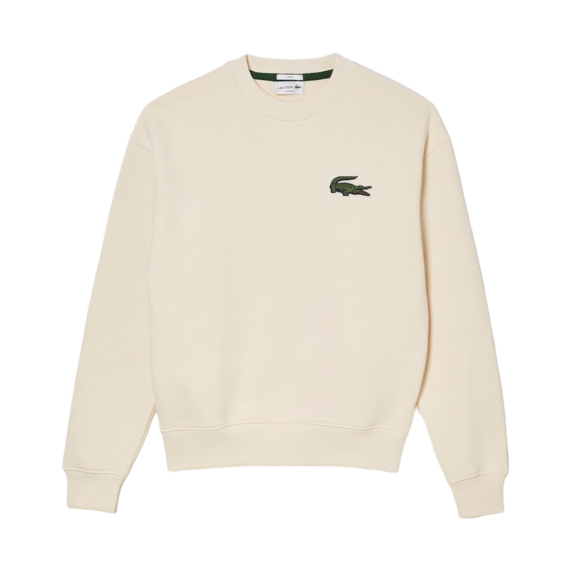 라코스테 80's 빅 크록 매치 크루넥 스웨트셔츠 화이트(Lacoste 80's Big Croc Match Crewneck Sweatshirt White) - 1