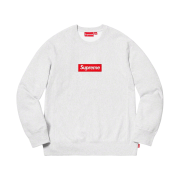 Supreme Box Logo Crewneck Ash Grey - 18FW
