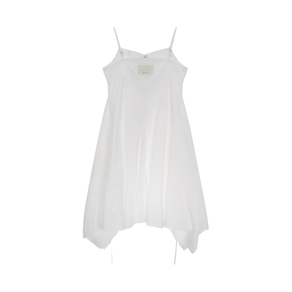 (W) 마뗑킴 언발란스 레이어드 집업 드레스 화이트((W) Matin Kim Unbalance Layered Zip Up Dress White) - 2