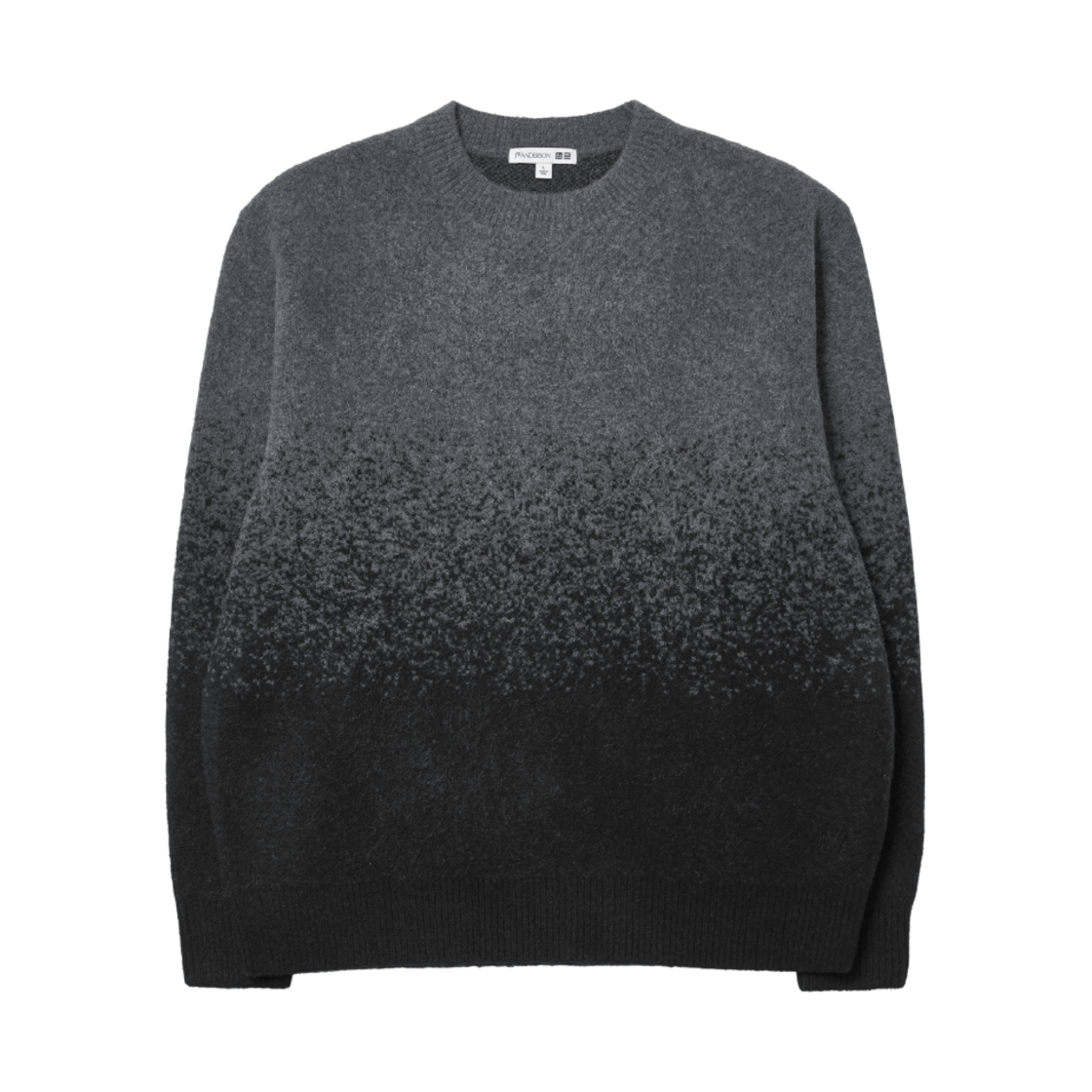 유니클로 x JW 앤더슨 수플레얀 그라데이션 크루넥 스웨터 그레이 - KR(Uniqlo x JW Anderson Souffle Yarn Gradation Crewneck Sweater Gray - KR)