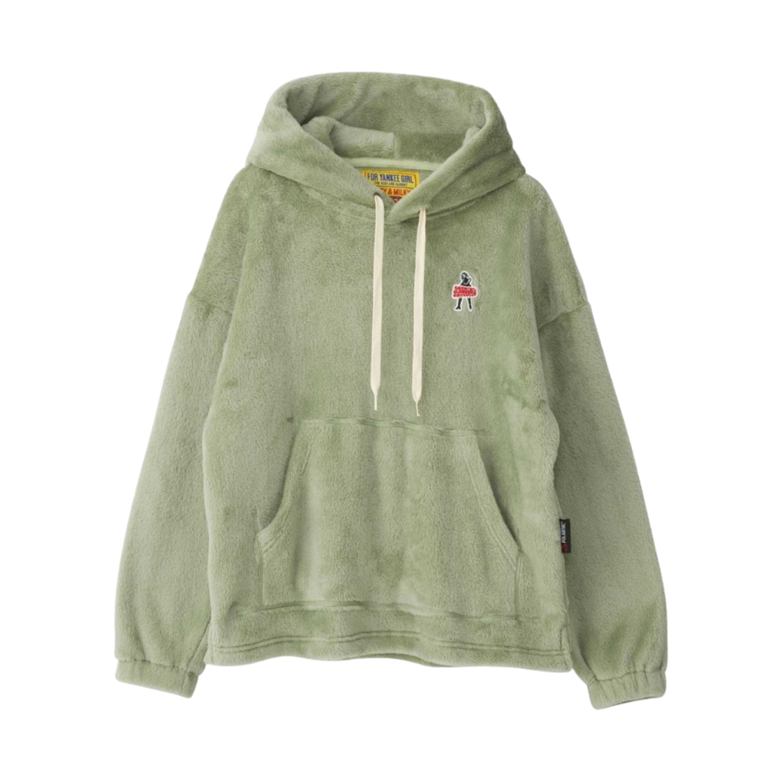 (W) 히스테릭 글래머 빅슨 걸 패치 후드 그린((W) Hysteric Glamour Vixen Girl Patch Hoodie Green) - 1
