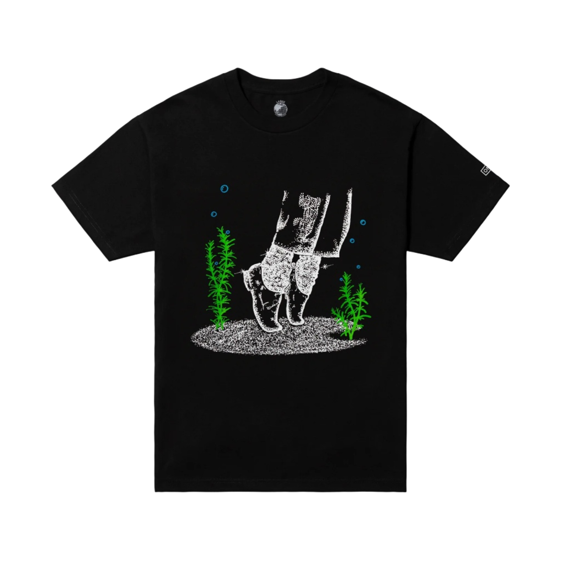 온 에어 빌리 빈 S/SL 티셔츠 블랙(On Air Jillie Bean S/SL T-Shirt Black)