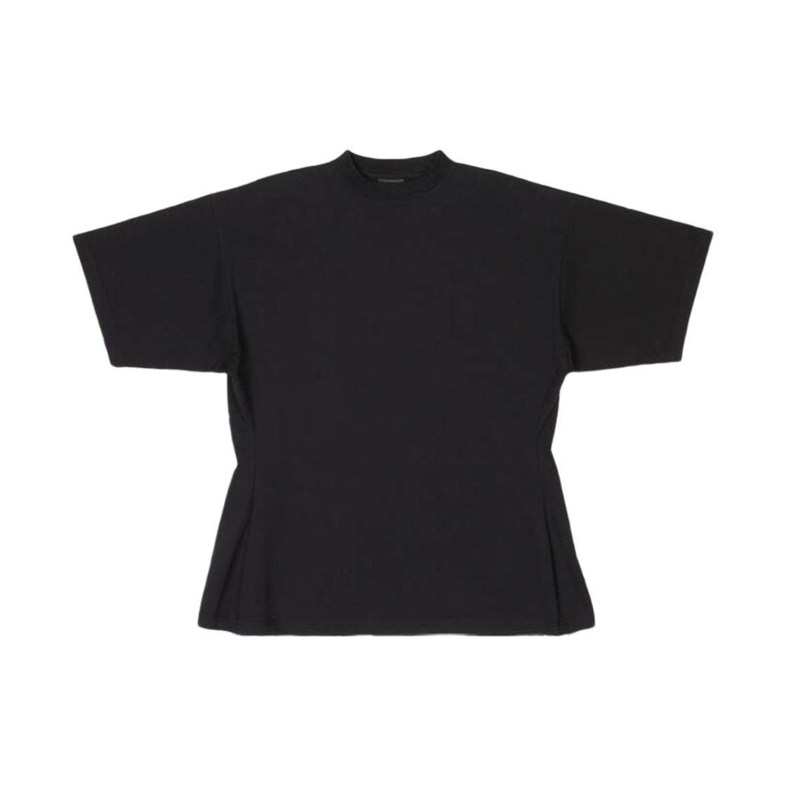 (W) 발렌시아가 BB 발렌시아가 아워글래스 티셔츠 미디움 핏 블랙((W) Balenciaga BB Balenciaga Hourglass T-Shirt Medium Fit Black) - 1