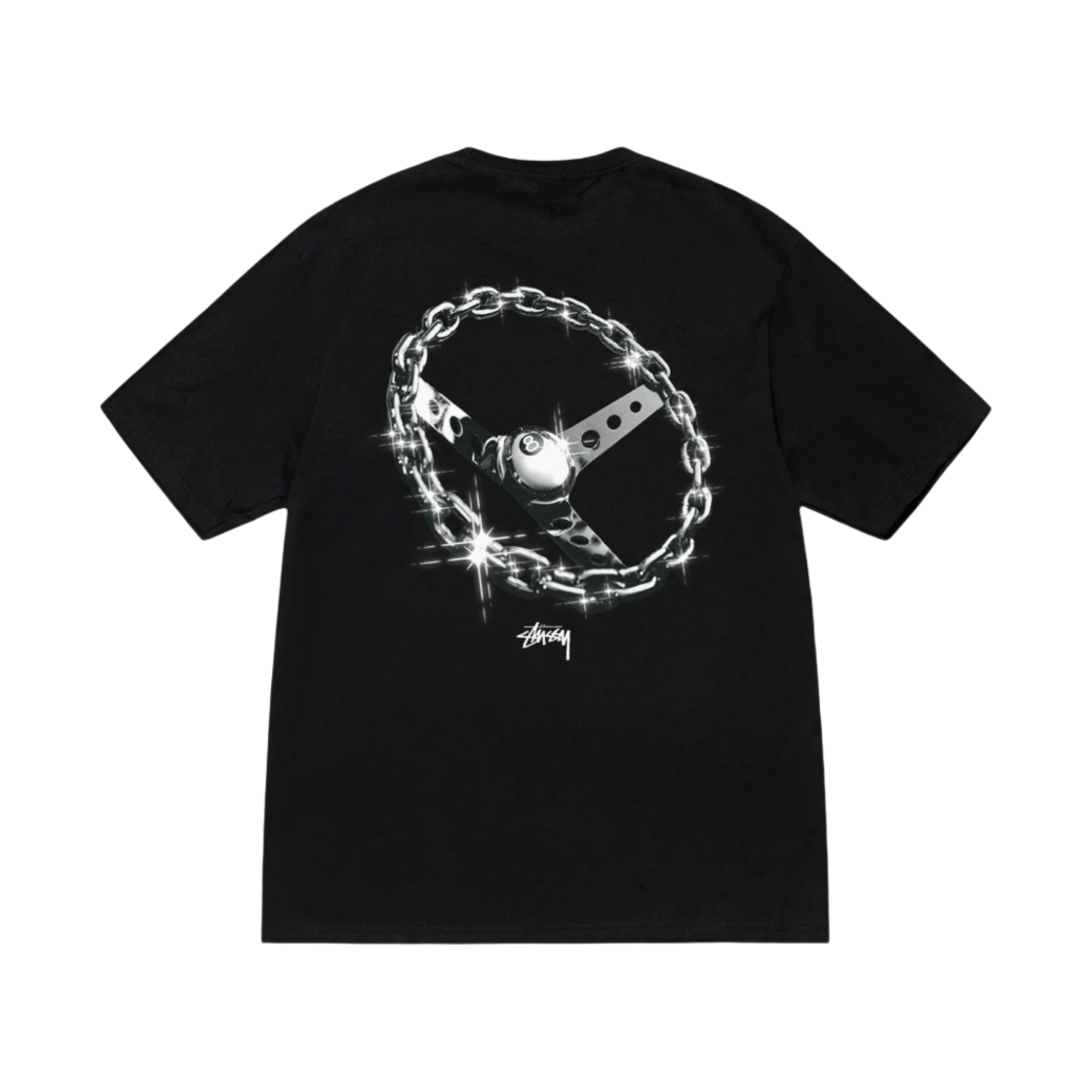 스투시 체인 링크 티셔츠 블랙(Stussy Chain Link T-Shirt Black)