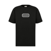 Dior Christian Dior Couture Organic Jersey Relaxed-Fit T-Shirt Black