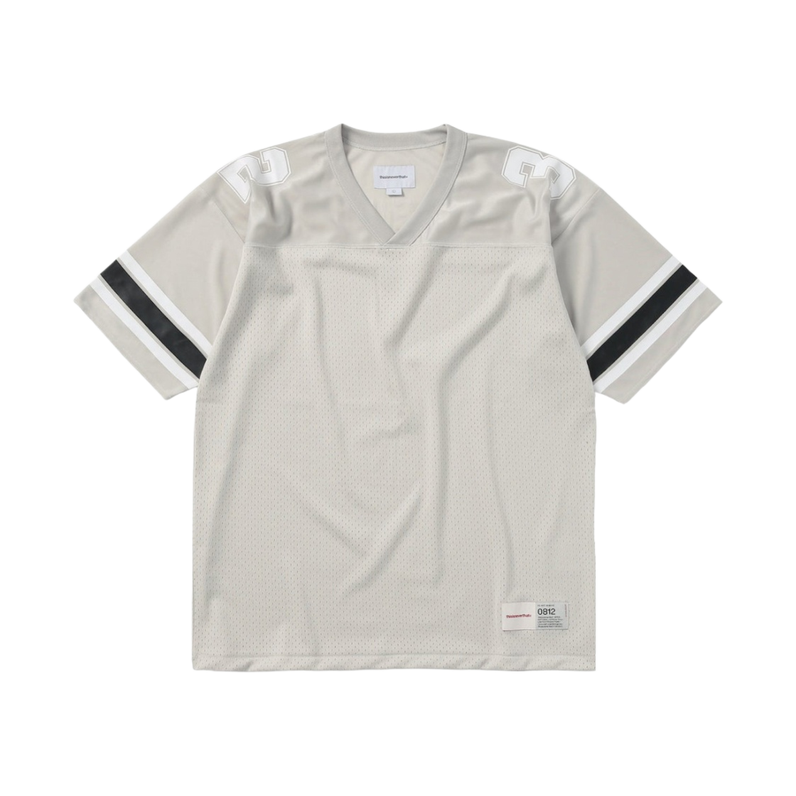 디스이즈네버댓 메쉬 풋볼 저지 실버(Thisisneverthat Mesh Football Jersey Silver) - 1