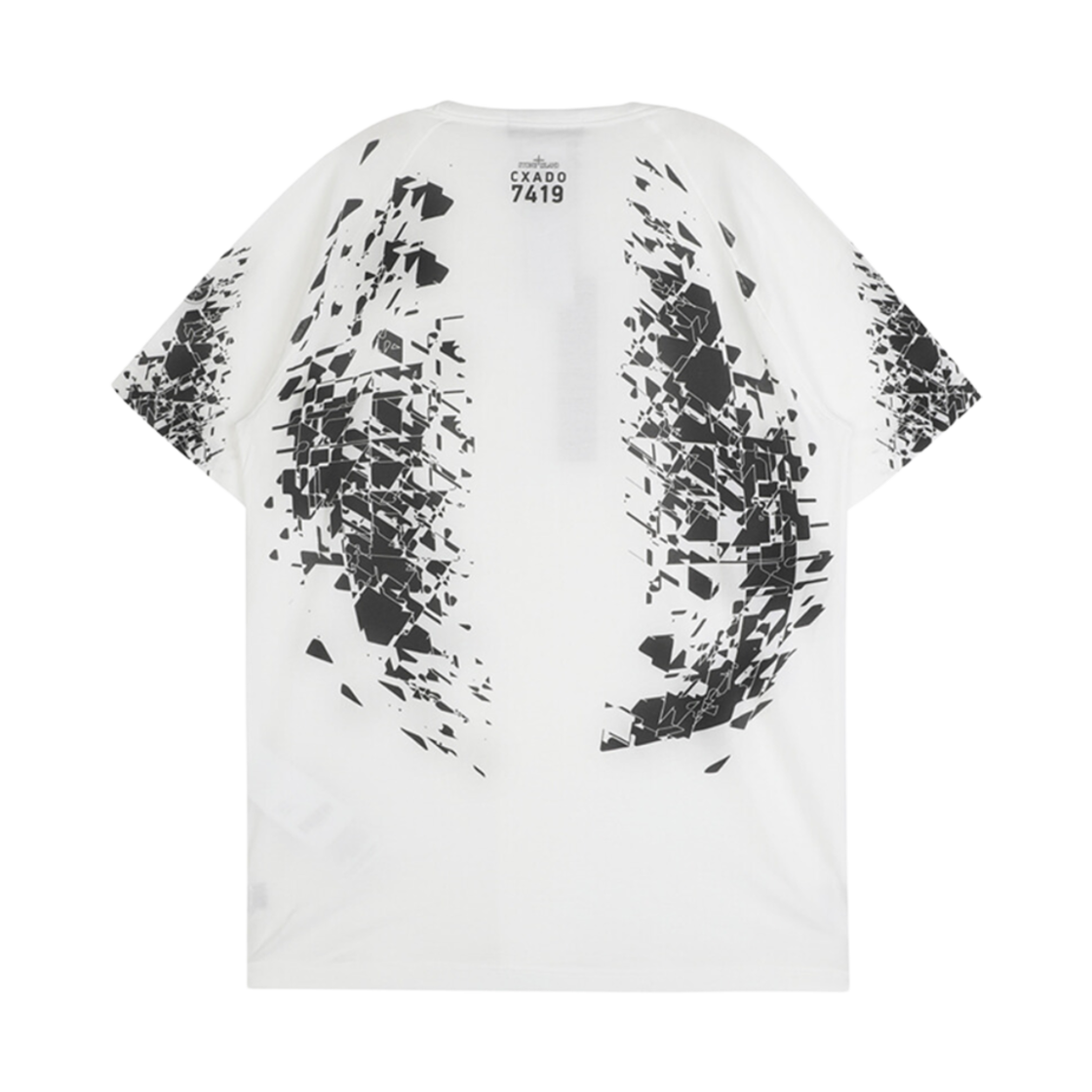 스톤 아일랜드 20610 쉐도우 프로젝트 백 프린트 포켓 티셔츠 오프 화이트 - 21SS(Stone Island 20610 Shadow Project Back Print Pocket T-Shirt Off White - 21SS)