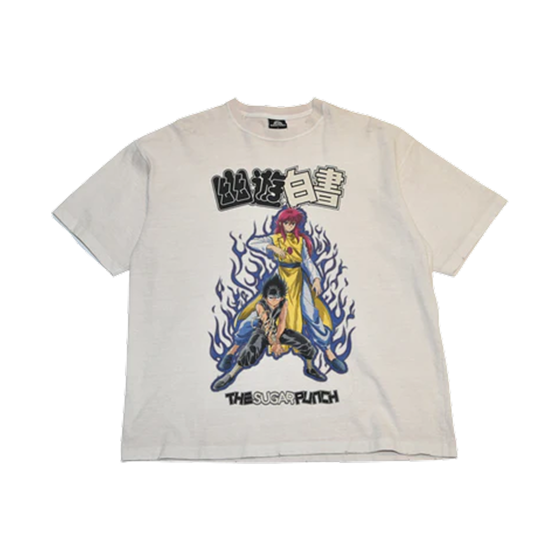 TYUM24AM003 Sugar Punch Yuyouhakusho S/S T-Shirt Kurama Hiei White