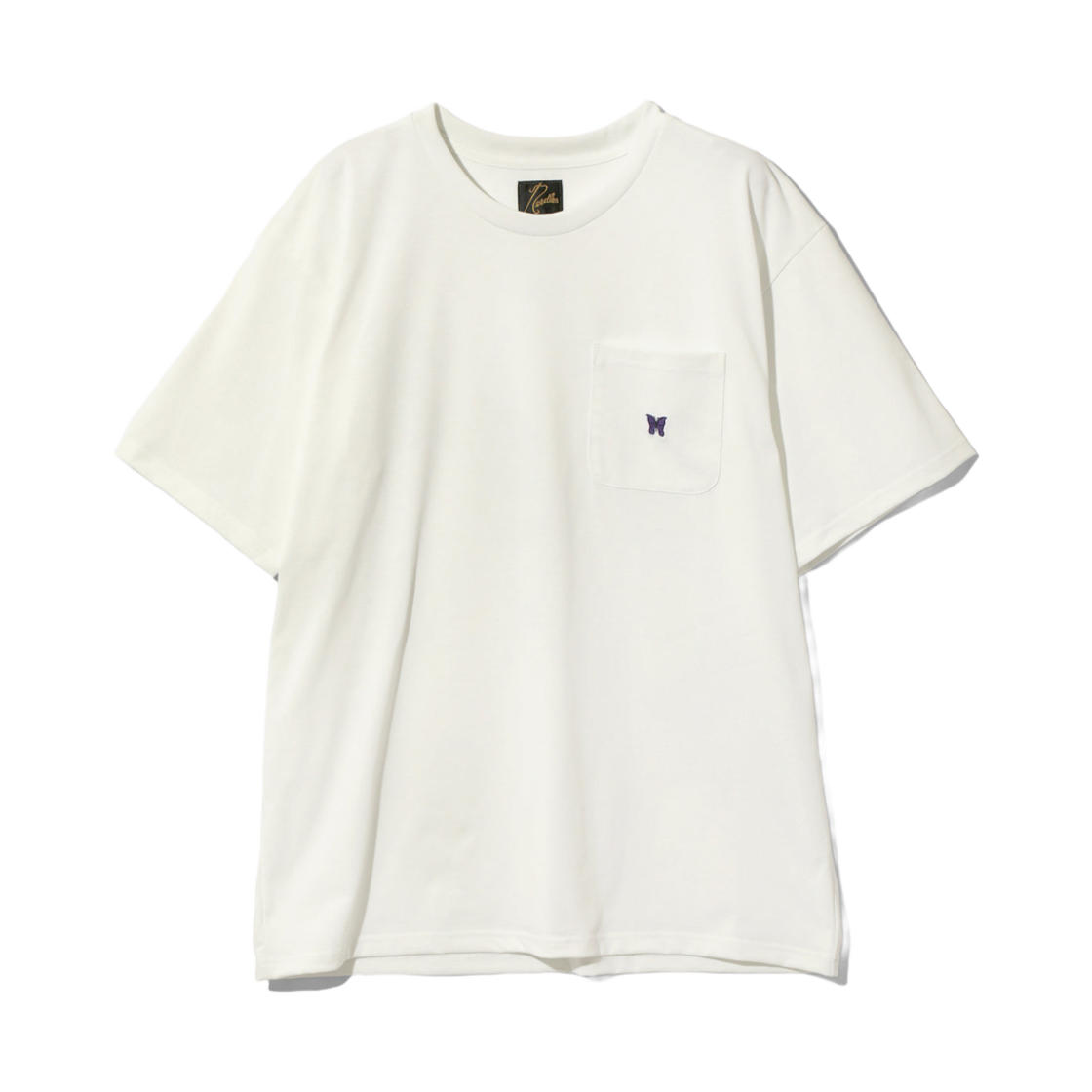니들스 숏슬리브 크루넥 티셔츠 폴리 저지 화이트(Needles S/S Crew Neck T-Shirt Poly Jersey White)