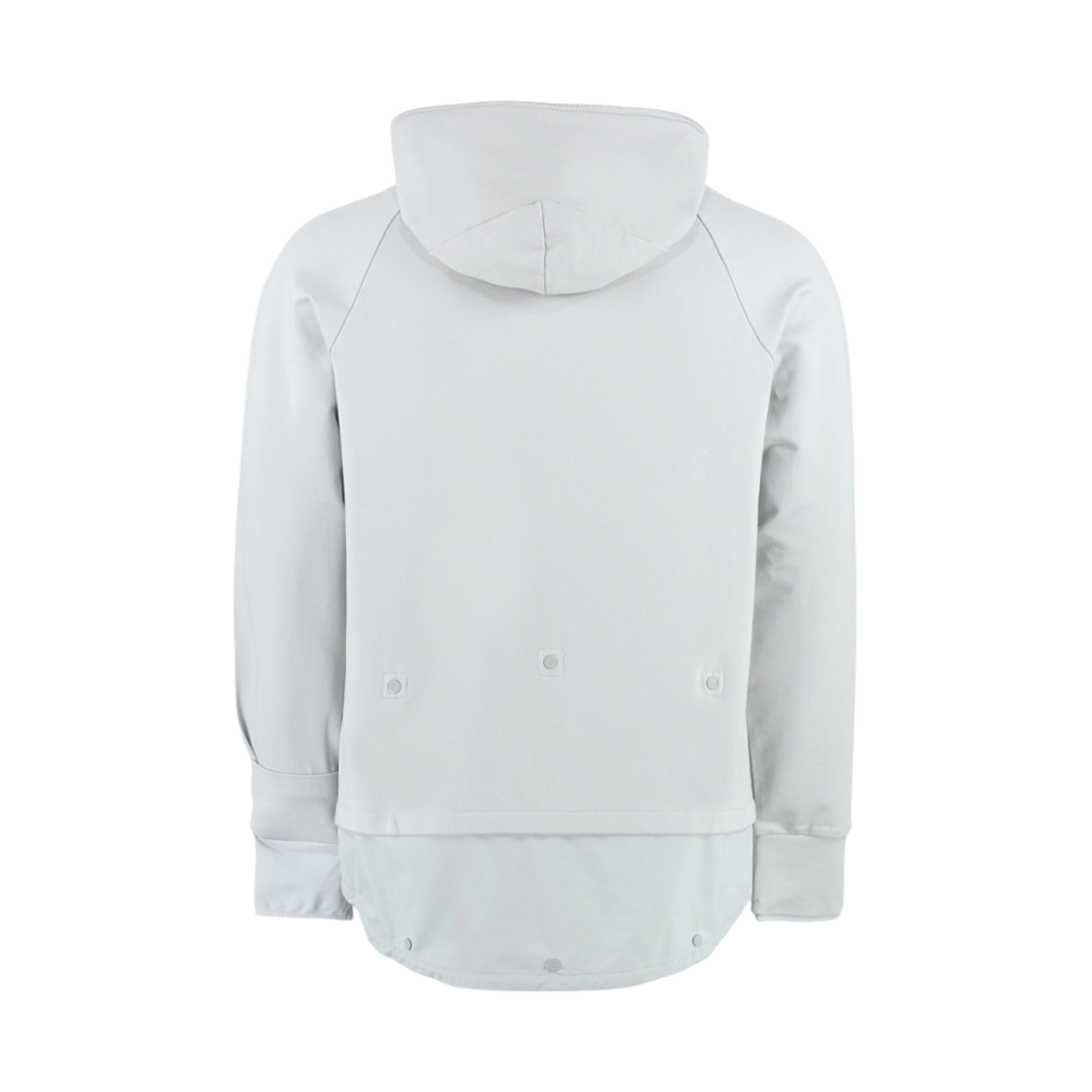 C.P. 컴퍼니 메트로폴리스 시리즈 스트레치 플리스 믹스드 후드 집업 하버 미스트 그레이 - 23SS(C.P. Company Metropolis Series Stretch Fleece Mixed Zipped Hoodie Harbor Mist Grey - 23SS) - 2