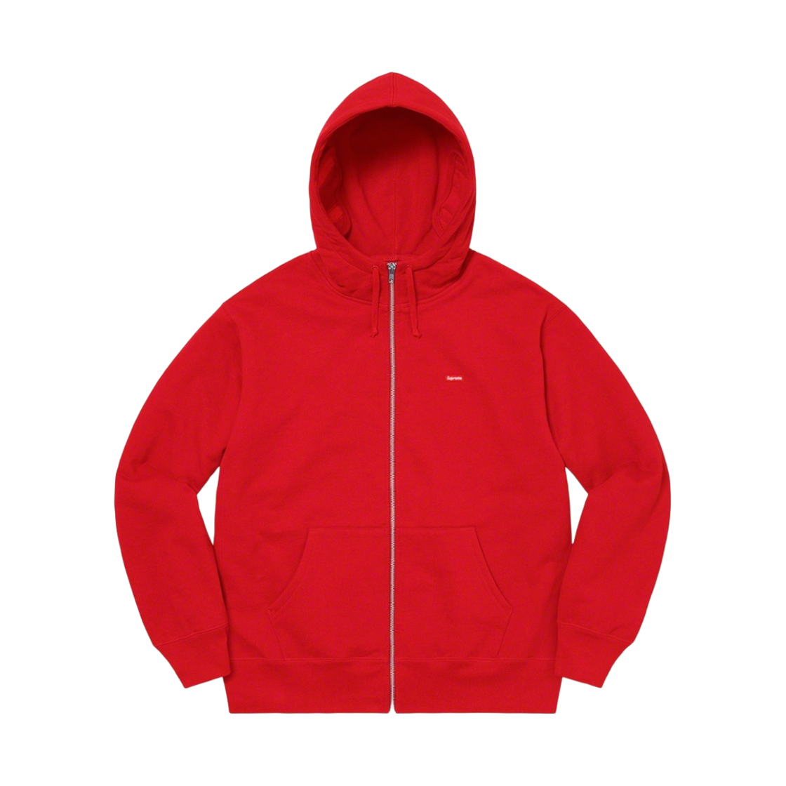 슈프림 스몰 박스 페이스마스크 집업 후드 스웨트셔츠 레드 - 20FW(Supreme Small Box Facemask Zip Up Hooded Sweatshirt Red - 20FW) - 2