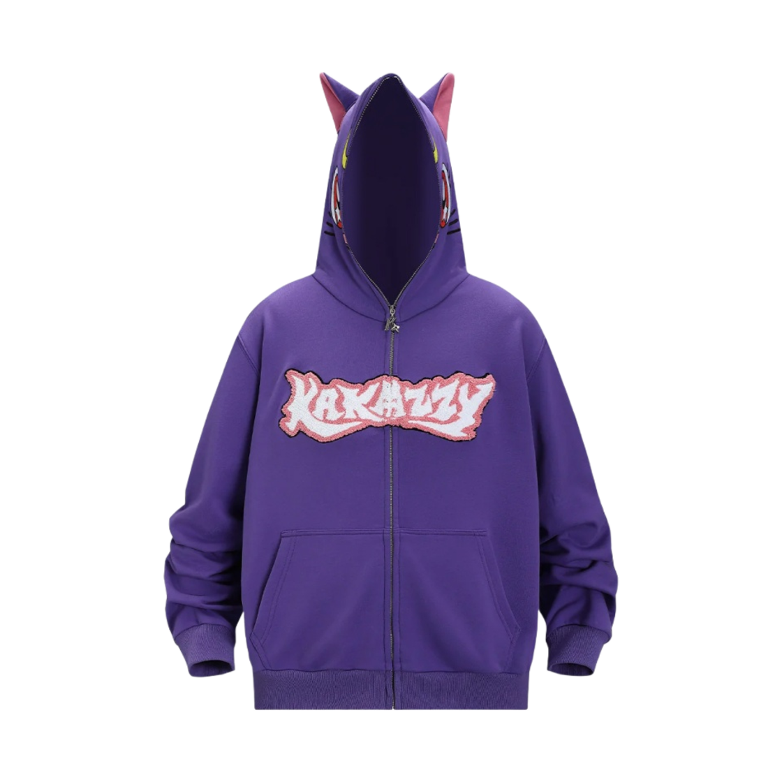 카카지 풀 집 후드 세일러문 루나 퍼플(Kakazzy Full Zip Hoodie Sailor Moon Luna Purple) - 2