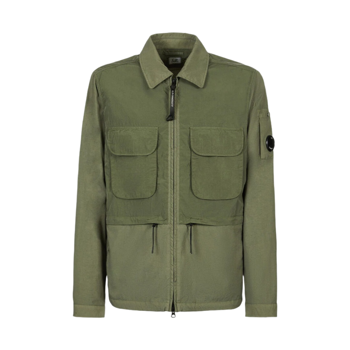 13CMOS193A005782M669 C.P. Company Taylon P Overshirt Thyme Green - 22FW