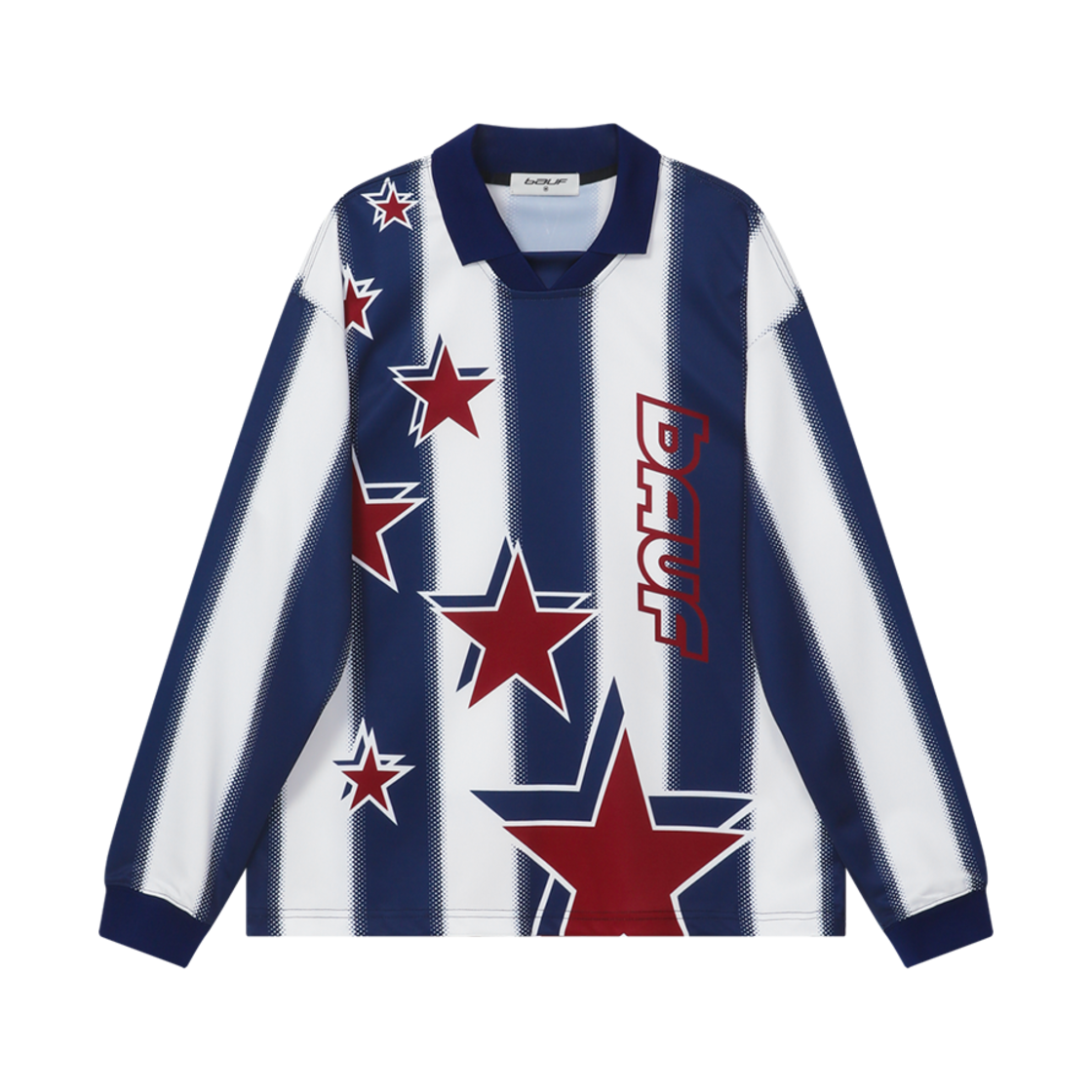 BT24FW-UNVY6M BAUF Star Uniform Football Jersey Navy