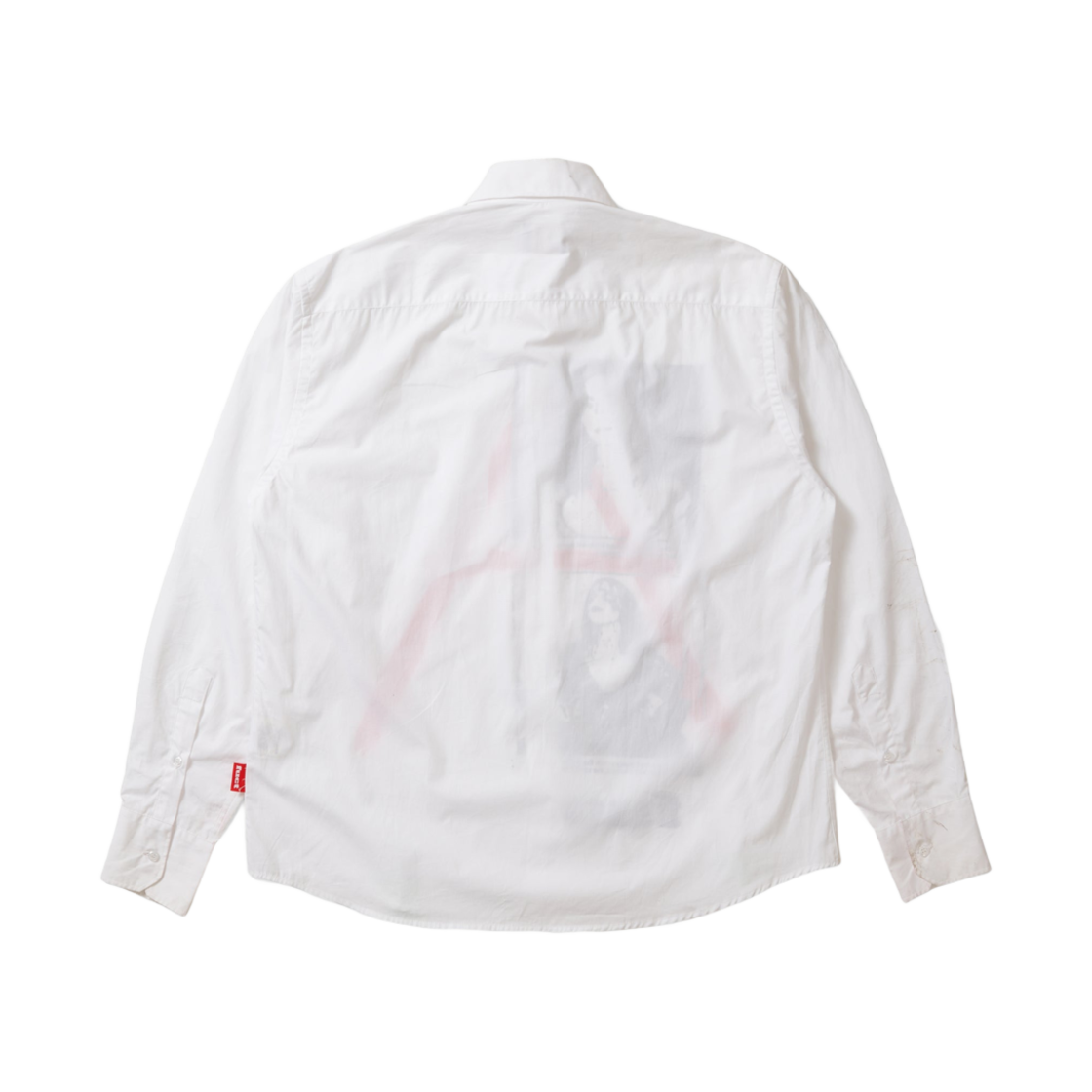 퍽트 스프레이 페인티드 A 버튼 업 화이트 - 24SS(Fuct Spray Painted "A" Button Up White - 24SS)