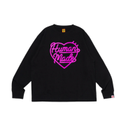 Human Made Heart L/S T-Shirt Black