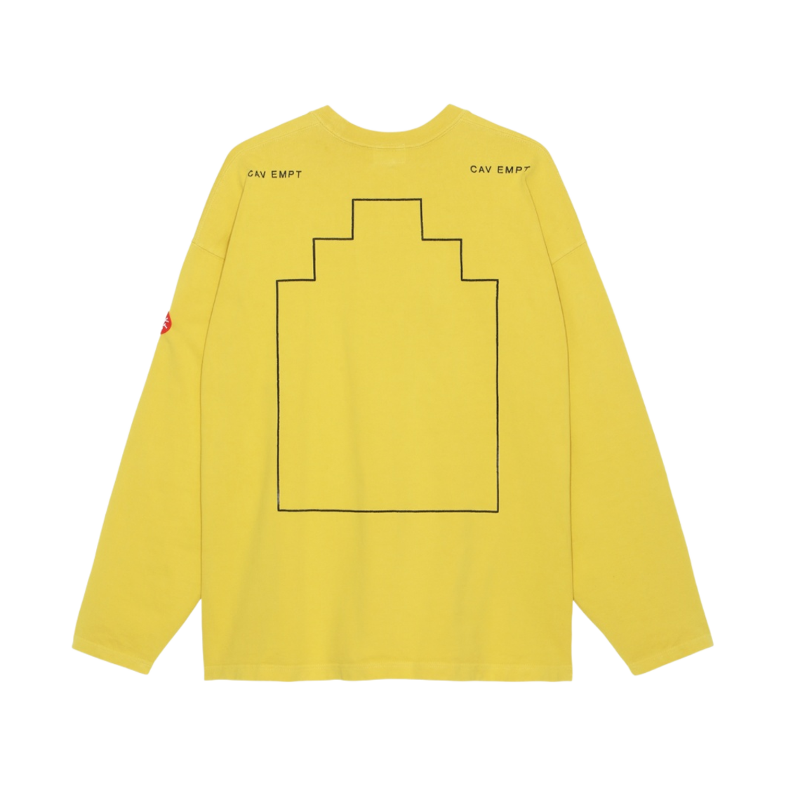카브엠트 오버다이드 데저트 헤비 롱슬리브 티셔츠 옐로우 - 23SS(Cav Empt Overdye Desert Heavy Long Sleeve T-Shirt Yellow - 23SS) - 2