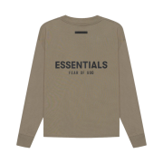 Essentials Long Sleeve T-Shirt Taupe - 21SS