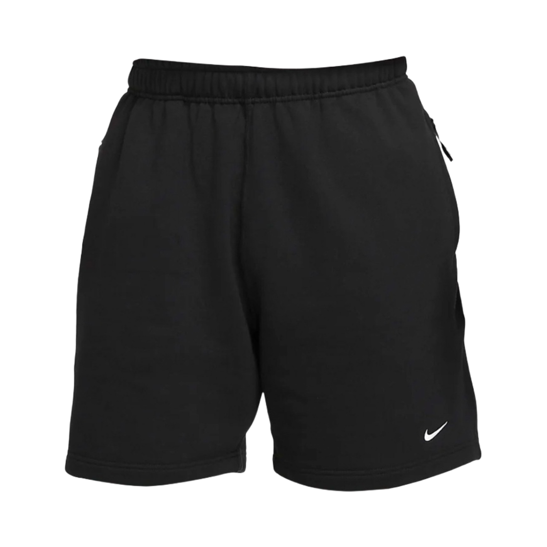 나이키 솔로 스우시 프렌치 테리 쇼츠 블랙 - 아시아(Nike Solo Swoosh French Terry Shorts Black - Asia)