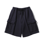 [SS25] moif Over Mil Sweat Shorts Navy