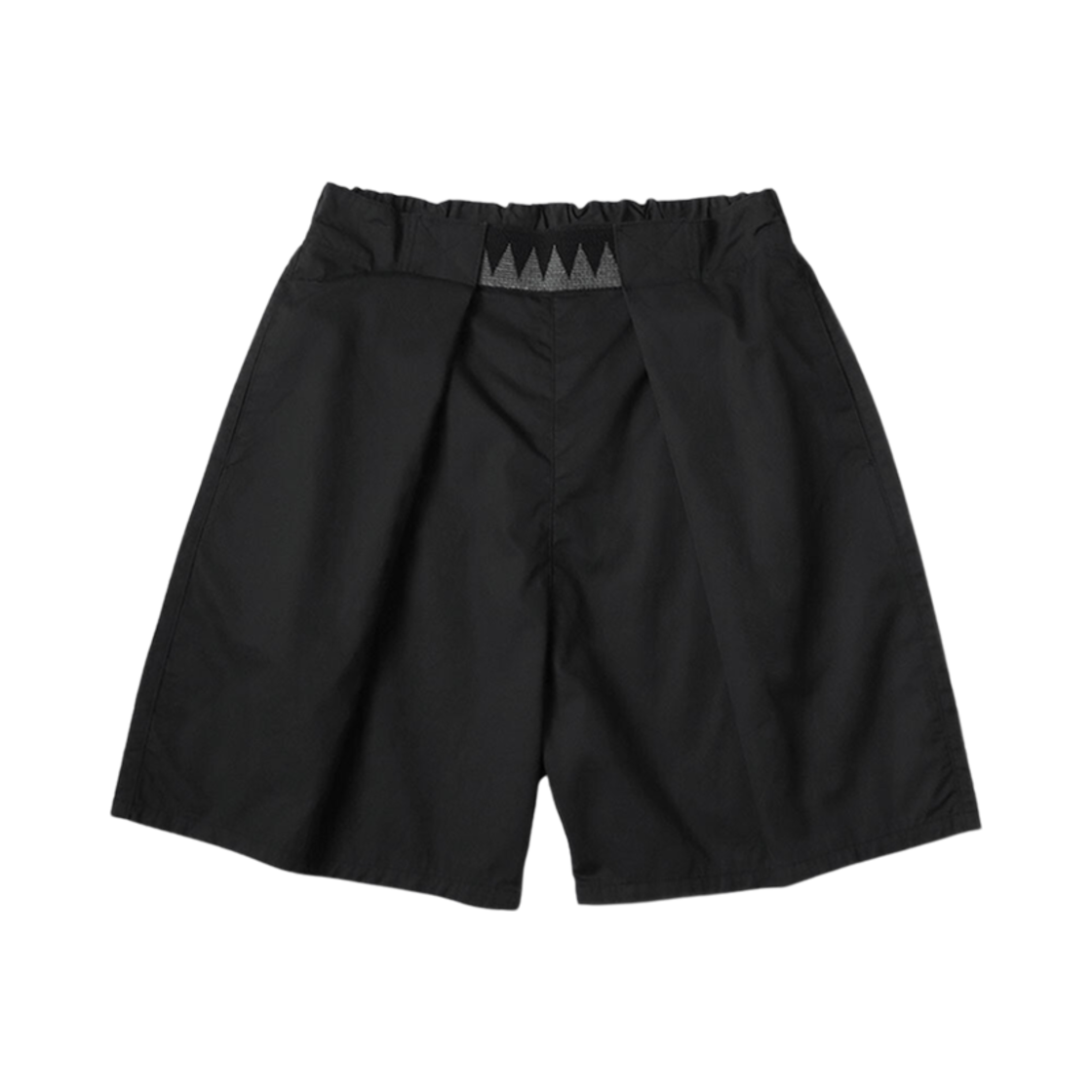 EK-1110/SP/A Kapital Combed Burberry Easy Beach GO Shorts Black