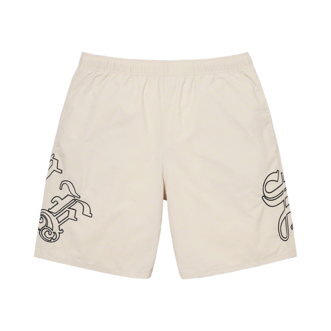 슈프림 올드 잉글리쉬 나일론 쇼츠 스톤 - 23SS(Supreme Old English Nylon Shorts Stone - 23SS) - 1