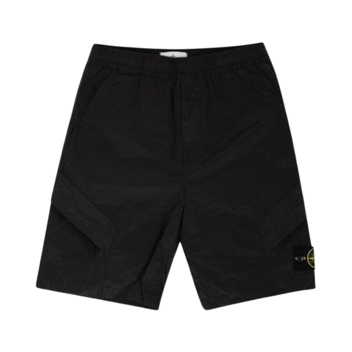 스톤 아일랜드 L1719 나일론 메탈 에코닐 재생 나일론 컴포트 핏 버뮤다 쇼츠 다크 그레이 - 24SS