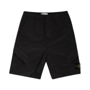Stone Island L1719 Nylon Metal in Econyl Regenerated Nylon Comfort Fit Bermuda Shorts Dark Grey - 24SS