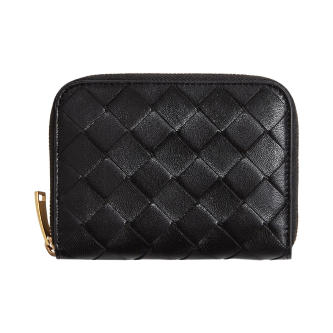 보테가 베네타 지퍼 코인 지갑 블랙(Bottega Veneta Zipped Coin Purse Black)