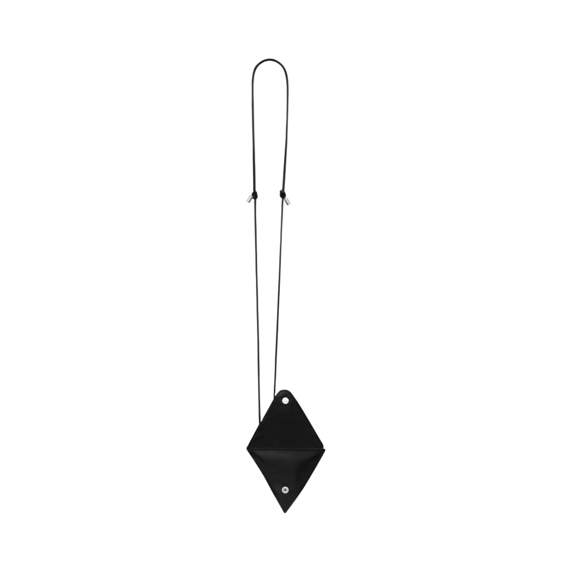생로랑 스무스 레더 파리 트라이앵글 네클리스 동전 지갑 블랙(Saint Laurent Paris Triangle Coin Purse Necklace in Smooth Leather Black) - 3