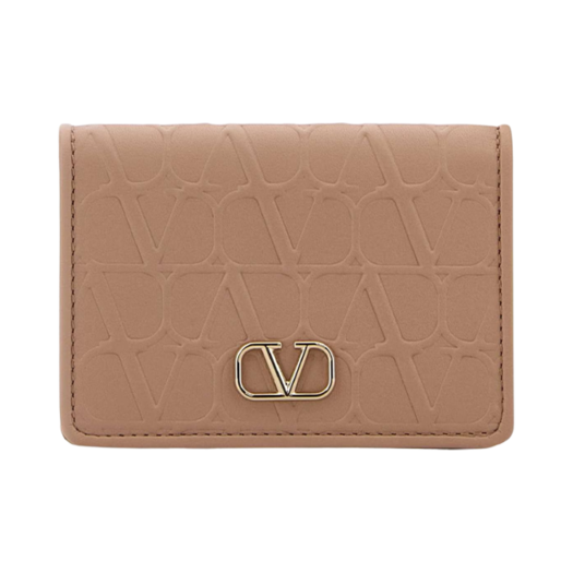 Valentino Toile Iconographe Wallet Rose Cannelle