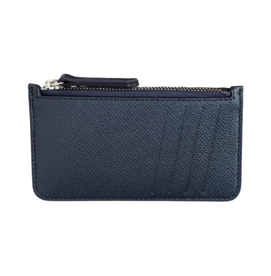메종 마르지엘라 보빈 레더 지퍼 카드 홀더 슬레이트 블루(Maison Margiela Bovine Leather Zipped Card Holder Slate Blue) - 2