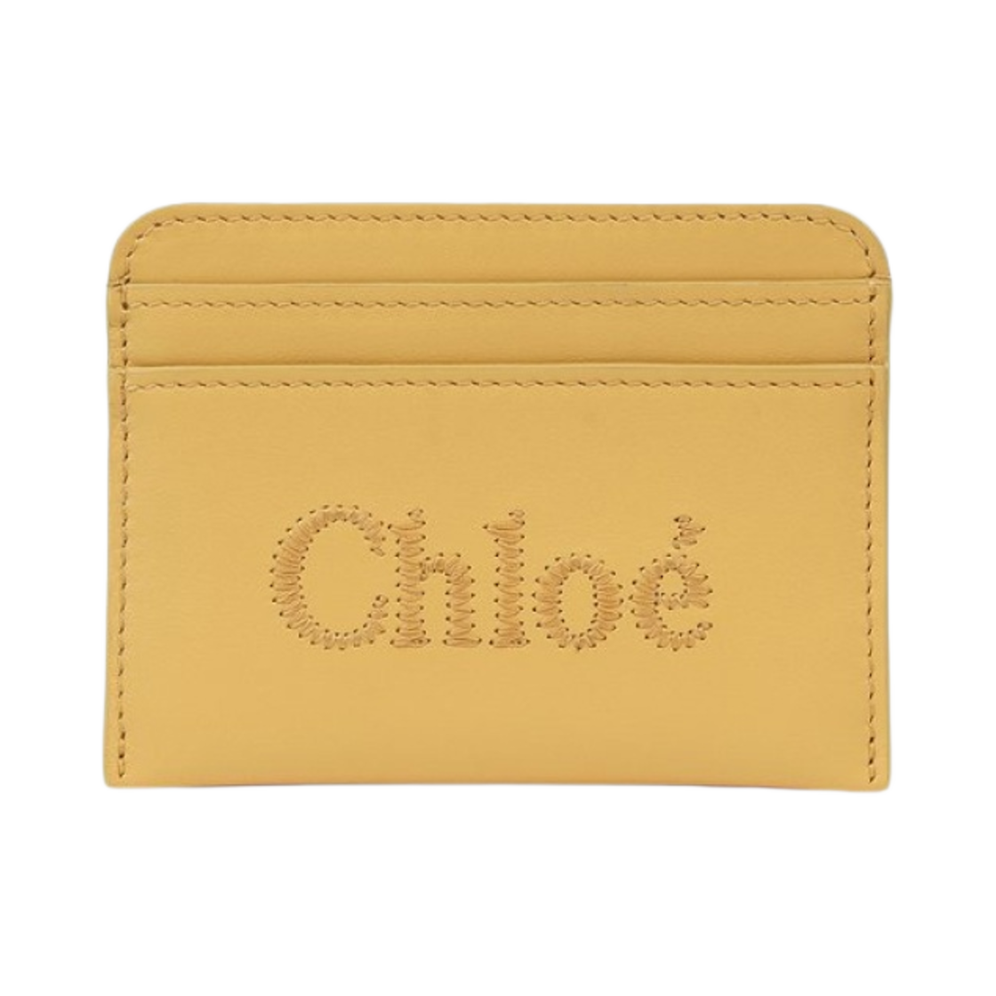 CHC23SP868I10746 Chloe Sense Card Holder Honey Gold