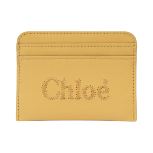 CHC23SP868I10746 Chloe Sense Card Holder Honey Gold