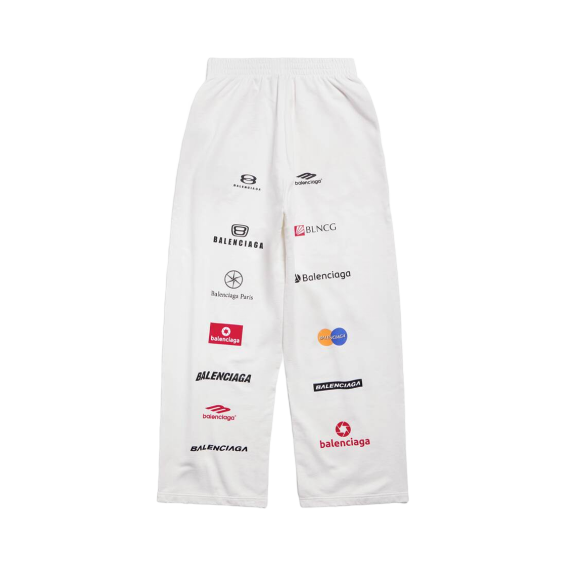 발렌시아가 탑 리그 배기 스웨트팬츠 화이트(Balenciaga Top League Baggy Sweatpants White) - 2