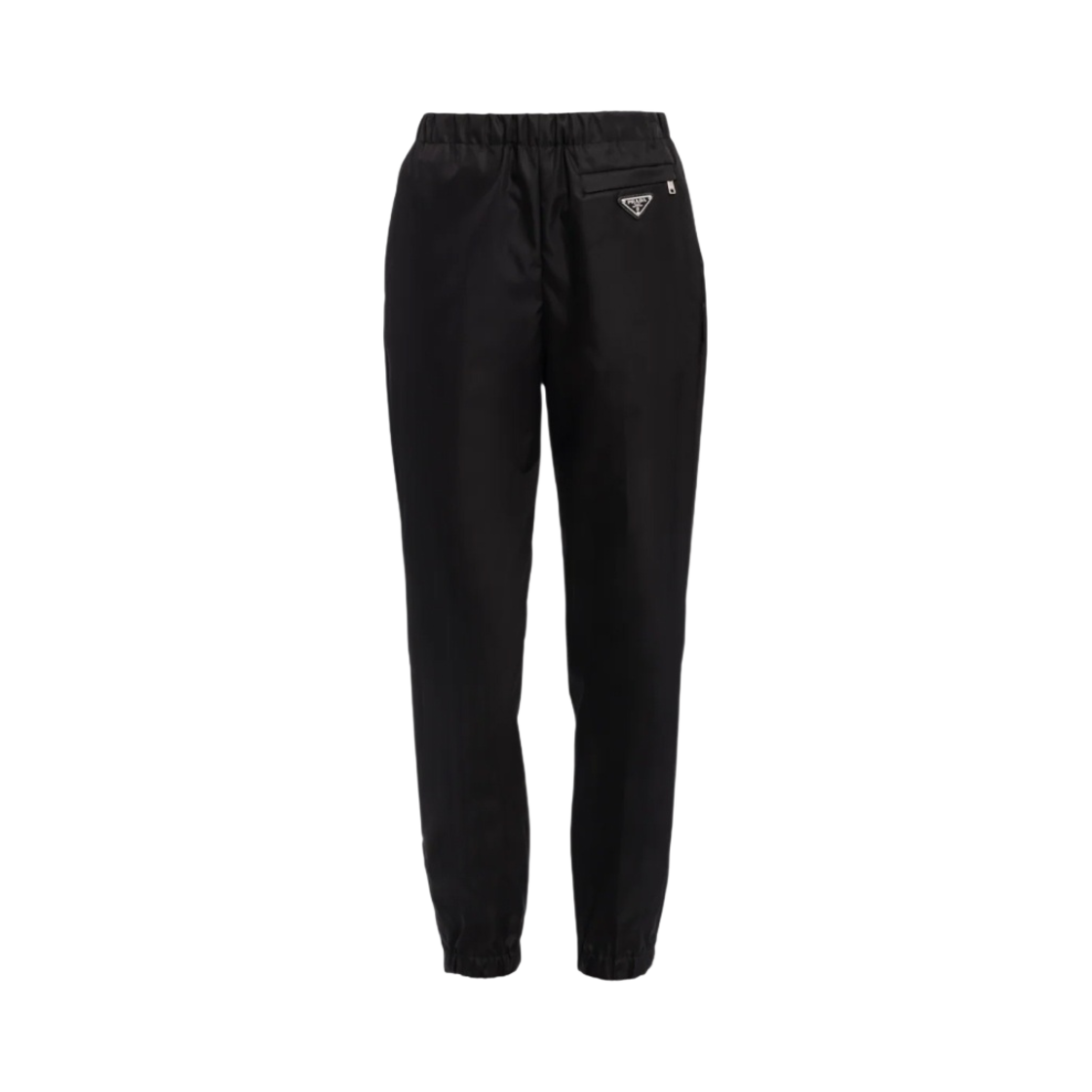 (W) 프라다 리나일론 개버딘 팬츠 블랙((W) Prada Re-Nylon Gabardine Pants Black) - 1