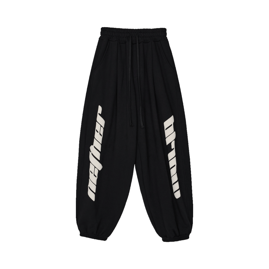네더월드 오버사이즈 스웻 조거 블랙(NETHERWORLD Oversized Sweat Jogger Black)