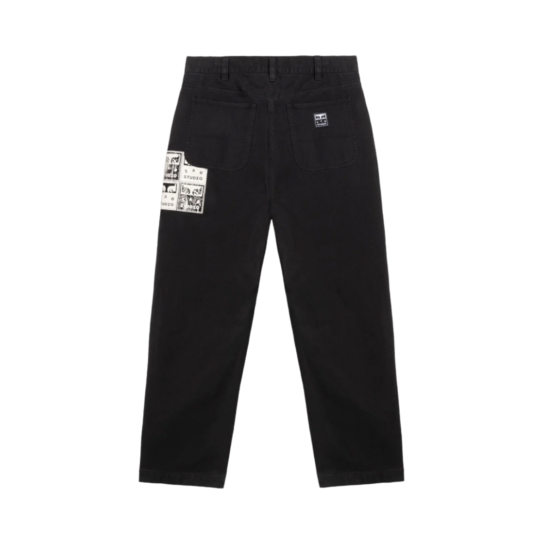 아이앱 스튜디오 x 오베이 포스터 카펜터 팬츠 앤트러사이트(IAB Studio x Obey Poster Carpenter Pants Anthracite)