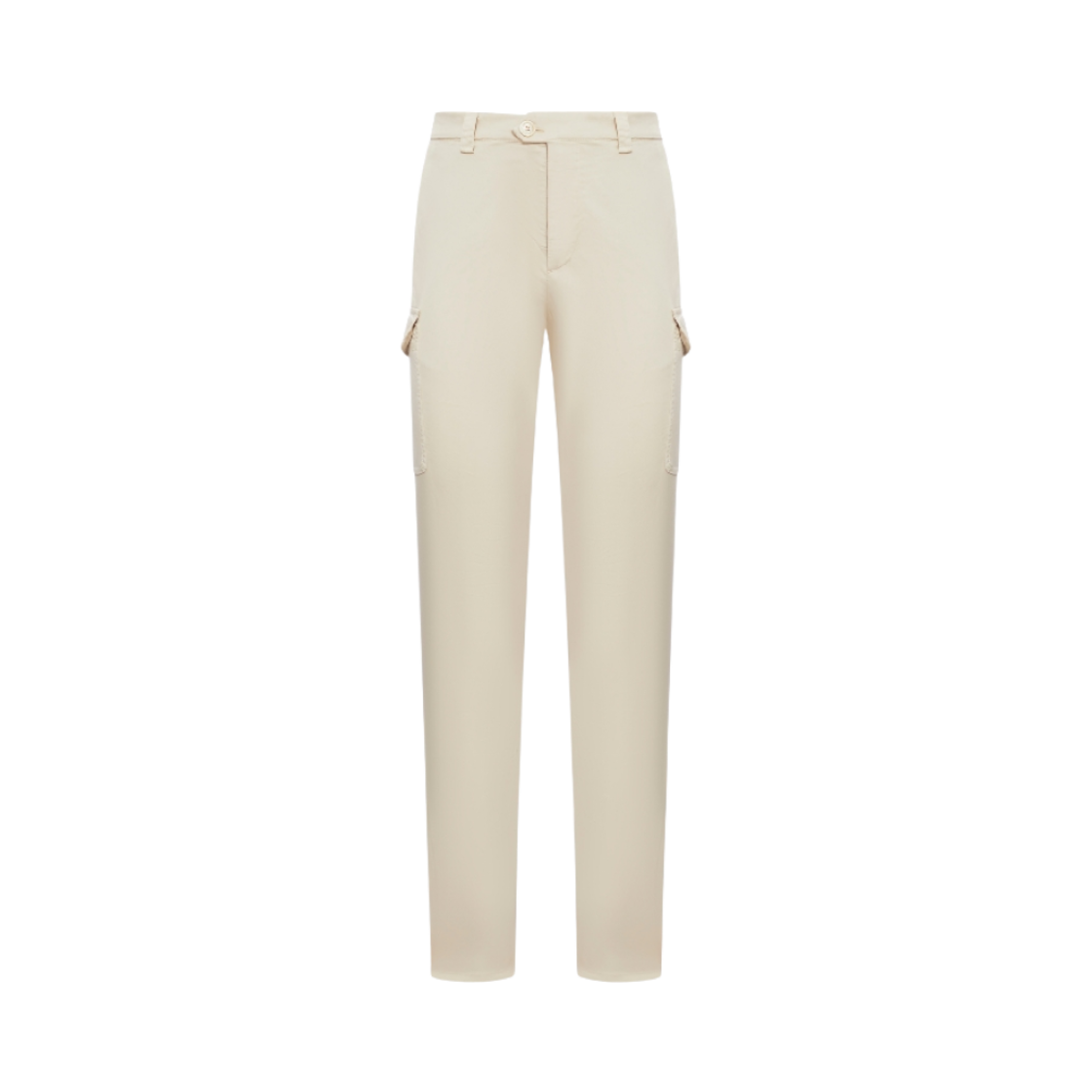 M289LE1890-C6233 Brunello Cucinelli Garment-Dyed Leisure Fit Trousers Beige