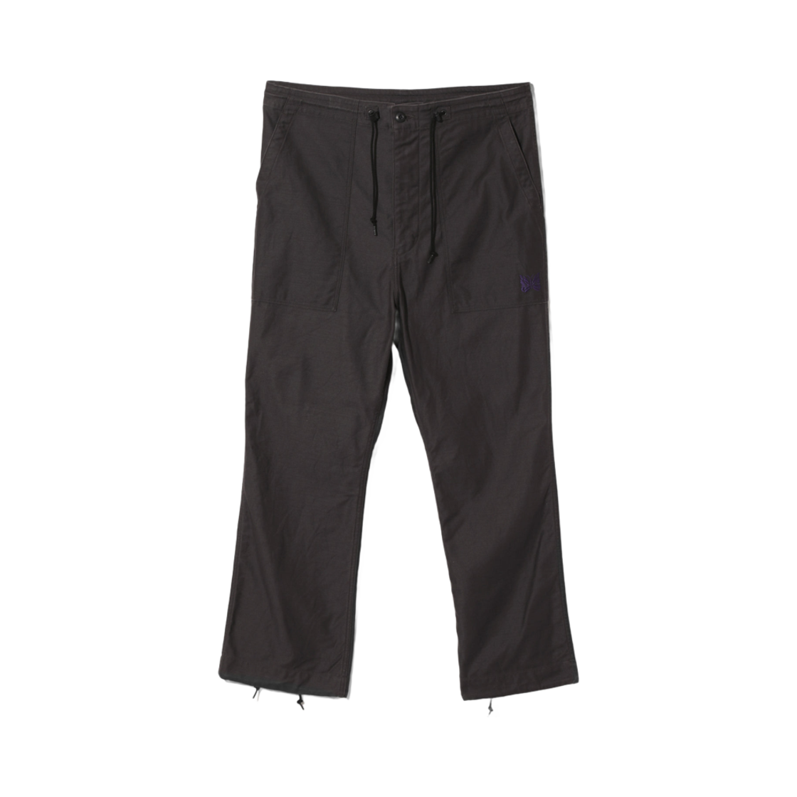 니들스 스트링 퍼티그 팬츠 백 사틴 블랙(Needles String Fatigue Pants Back Sateen Black) - 1