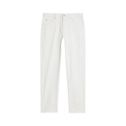 AMI Tapered Fit Pants Natural White