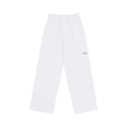 BORN TO WIN B Chrome Semi Wide Pants Ivory