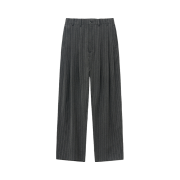 noun Wide Tapered Pants Stripe Charcoal