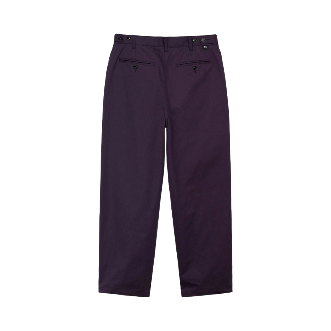 스투시 트윌 볼륨 플리츠 트라우저 그레이프(Stussy Twill Volume Pleated Trousers Grape) - 2