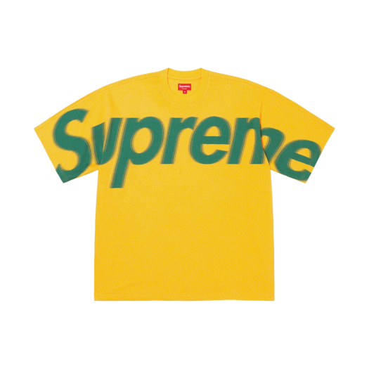 Supreme Intarsia S/S Top Dark Yellow - 22FW