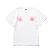 Unknown Blue Dragon Cat T-Shirt White